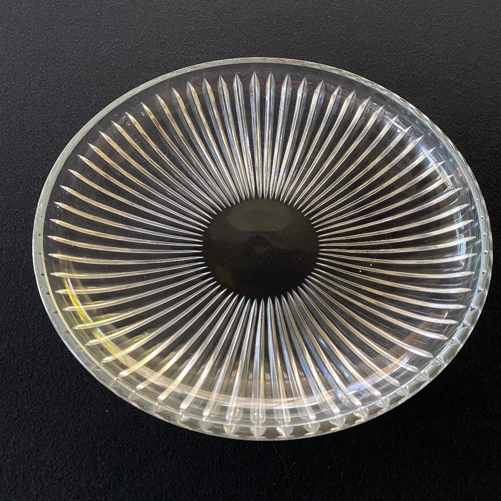 Vintage Lead Crystal Fruit Bowl